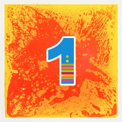 10 x Sensory Liquid Floor Tiles Hopscotch Large Numbers 40cm x 40cm Each - Sensory Toys