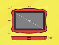 32″ Interactive Wall Touch Pad