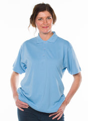 7258 Women Polo back opening