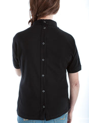 7258 Women Polo back opening