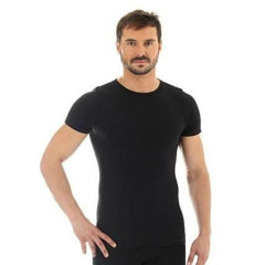 Brubeck Men’s Comfort Merino Wool Seamfree Short Sleeve Thermal Top