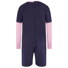 KayCey®Z Secret Zip Back Jumpsuit - Long Sleeve / Short Leg - Kids