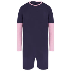 KayCey®Z Secret Zip Back Jumpsuit - Long Sleeve / Short Leg - Kids