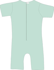 mint short sleeve pjs back