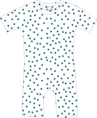 dots short sleeve pjs front