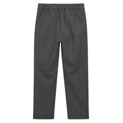 Dark gray pants on a white background