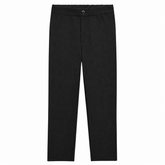 Dark gray pants on a white background