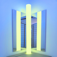 large mirrors behins sensory tube