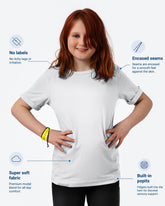 Comfa Fidget-T Sensory-Friendly T-Shirt with Built-In Pop-It Fidgets