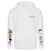 Adults Arctic Animals Communication Zip Hoodie - Daywear
