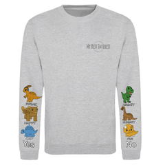 Adults Dinosaur Communication Sweatshirt - Daywear