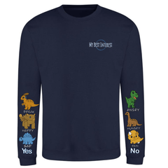 Adults Dinosaur Communication Sweatshirt - Daywear