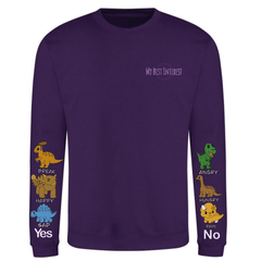 Adults Dinosaur Communication Sweatshirt - Daywear