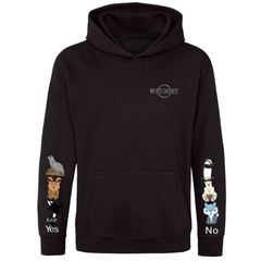 Adults Heavy Weight Arctic Animals Communication Hoodie - Daywear