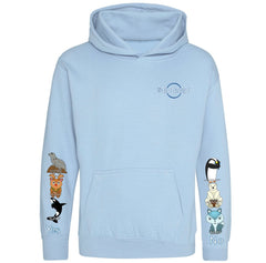 Adults Heavy Weight Arctic Animals Communication Hoodie - Daywear
