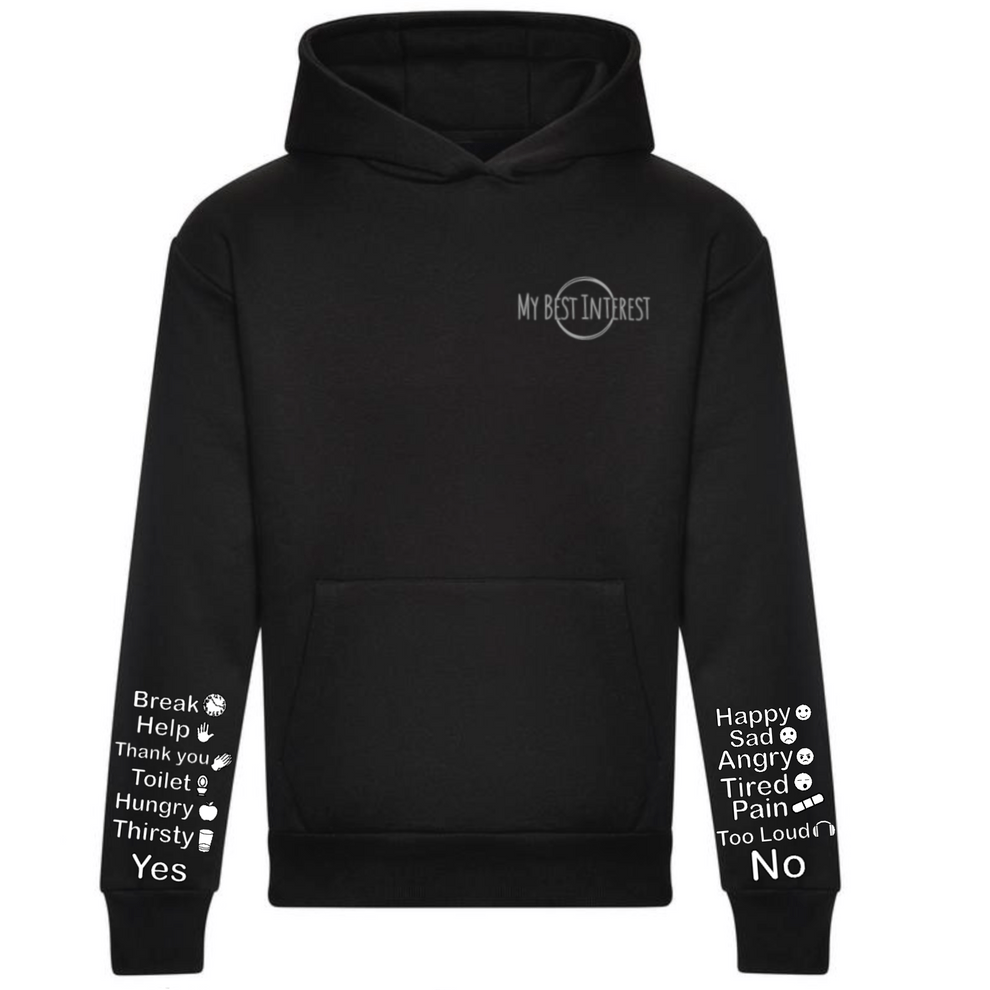 Adults Heavy Weight Essential Needs Communication Hoodie - Daywear