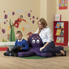BazZoo Sea Life Octopus Bean Bag Chair - Sensory Equipment