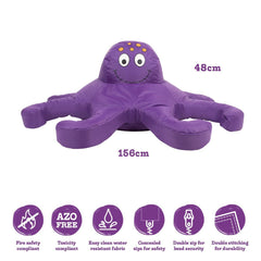 BazZoo Sea Life Octopus Bean Bag Chair - Sensory Equipment