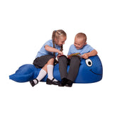 BazZoo Sea Life Whale Bean Bag Chair, Ocean Inspired Reading Nook - Sensory Equipment