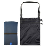Adult Changing Mat and WaterProof Bag Set - Steel Blue/Black