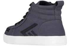 Billy Footwear (Kids) - Charcoal/Black CS Canvas Shoes - Footwear