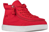 Billy Footwear Kids’ DR Fit High Top DR Canvas Red - Footwear