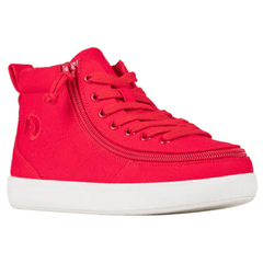 Billy Footwear Kids’ DR II Fit High Top DR II Red Canvas Shoes - Shoes