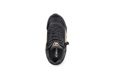 Billy Footwear (Kids) - Goat Hoop Black/Gold - Footwear