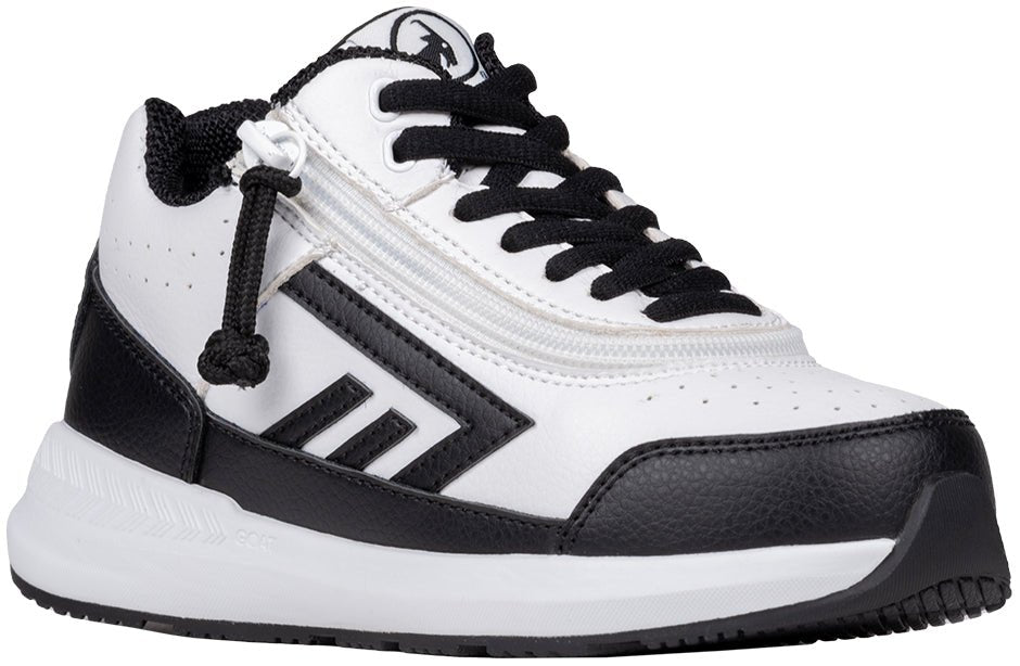 Billy Footwear (Kids) - Goat Hoop White/Black - Footwear