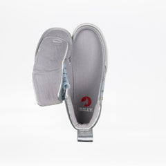 Billy Footwear (Kids) - High Top Silver Butterfly - Footwear