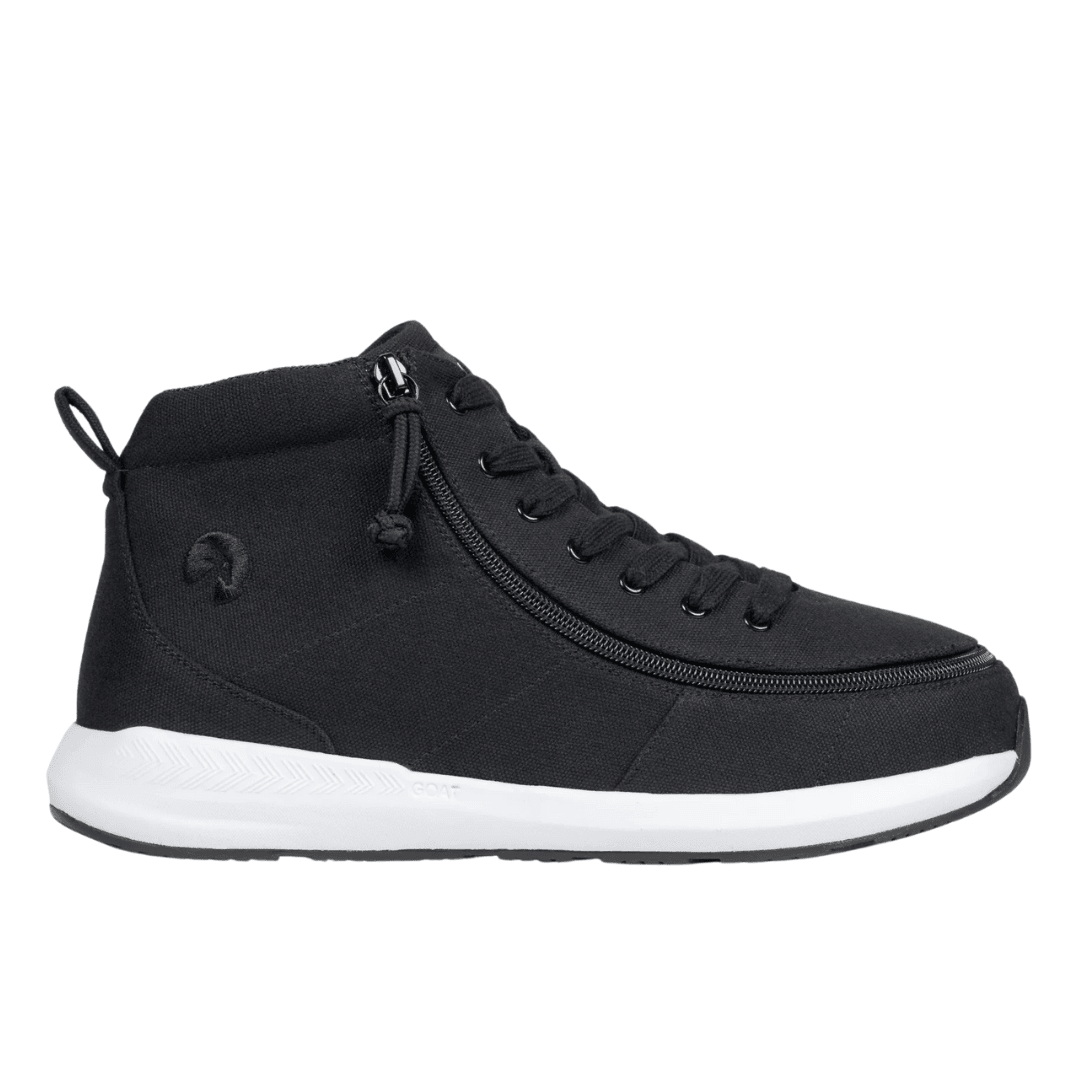 Billy Footwear Men’s Black/White Billy Goat Canvas Classic High Top Shoes - Footwear