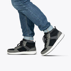 Billy Footwear (Mens) - High Top Black/Charcoal Comfort DZ - Footwear