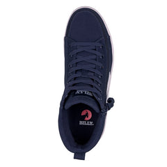 Billy Footwear (Men's) - High Top Canvas - Navy White CoreSkate - Footwear