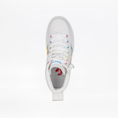 Billy Footwear (Toddlers) - High Top Wavy Rainbow - Footwear