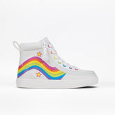 Billy Footwear (Toddlers) - High Top Wavy Rainbow - Footwear