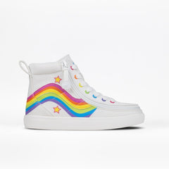 Billy Footwear (Toddlers) - High Top Wavy Rainbow - Footwear