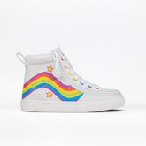 Billy Footwear (Toddlers) - High Top Wavy Rainbow Shoes - Footwear