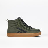 Billy Footwear Toddlers’ Olive/Black/Gum CS Canvas High Top Shoes - Footwear