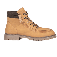 Billy Footwear (Toddlers) - Tan Faux Leather Lug Boots - Footwear