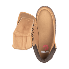 Billy Footwear (Toddlers) - Tan Faux Leather Lug Boots - Footwear