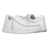 Billy Footwear Women’s White Faux Leather Low Top Shoes - Footwear