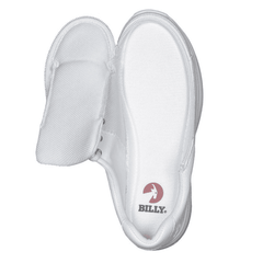 Billy Footwear Women’s White Faux Leather Low Top Shoes - Footwear