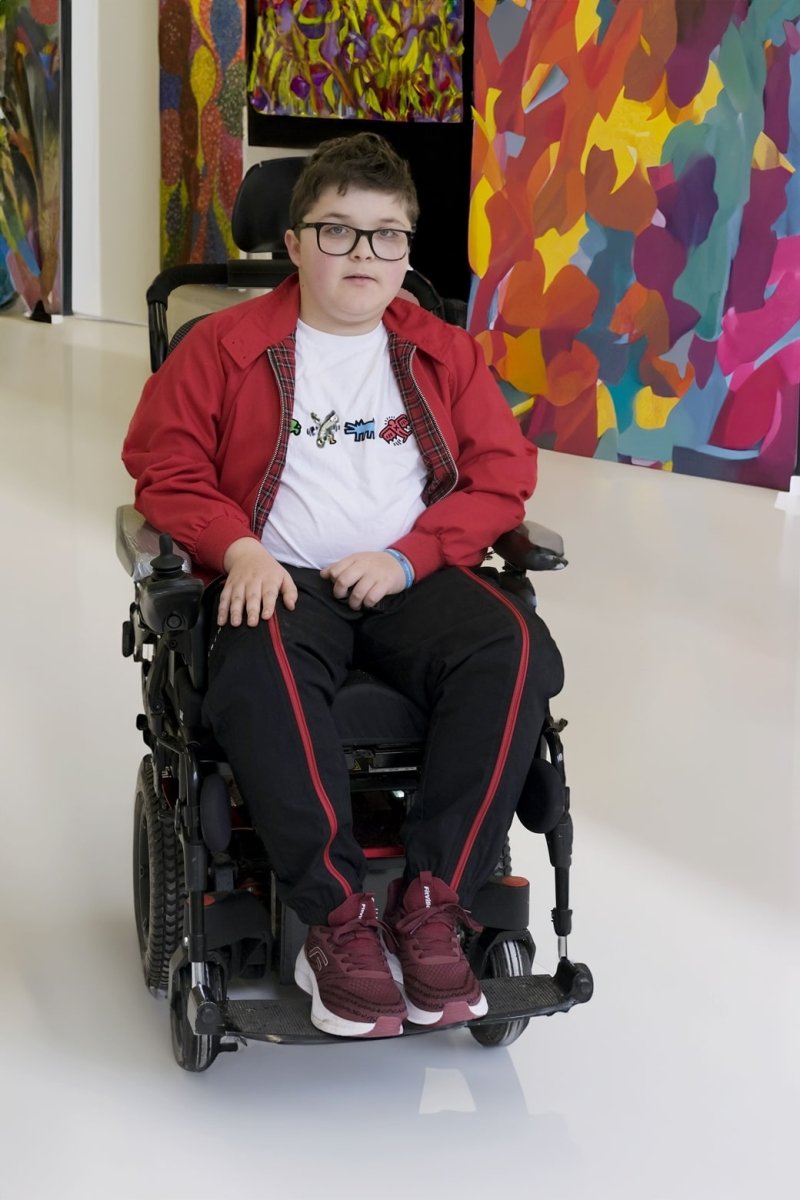 Black Cotton Adapted Cargo Trousers - Wheelchair Clothing