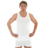 Brubeck Men’s Comfort Cotton Seamfree Sleeveless Top - Underwear