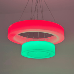 Colour Changing Duo Ceiling Ring Sensory Light - Sensory Equipment