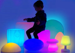 Colour Changing Mood Cube Stool - Sensory Equipment