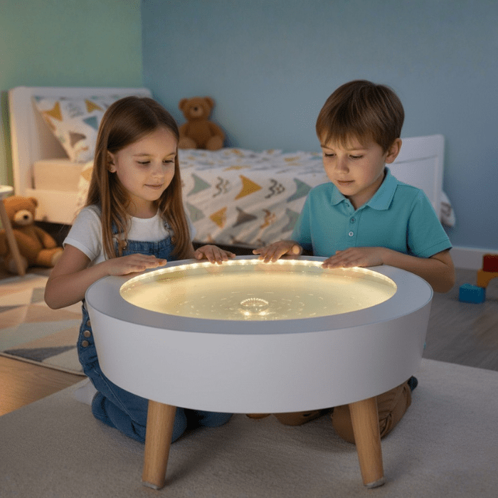 Compact Colour - Changing Bubble Table with Remote Control - Sensory Equipment