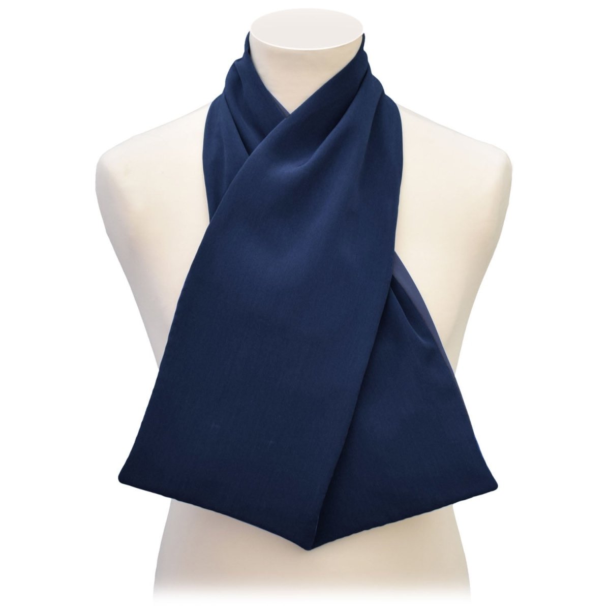 Cross Scarf Clothing Protector - Navy Blue - Bibs & Neckerchiefs