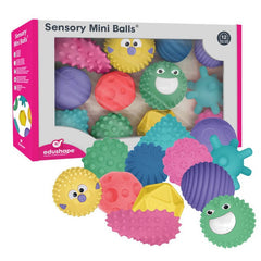 Edushape Sensory Mini Balls 12 Piece Set - Learning Resource
