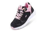 Friendly Shoes Excursion Black Leopard & Dahlia Pink KID'S - Footwear